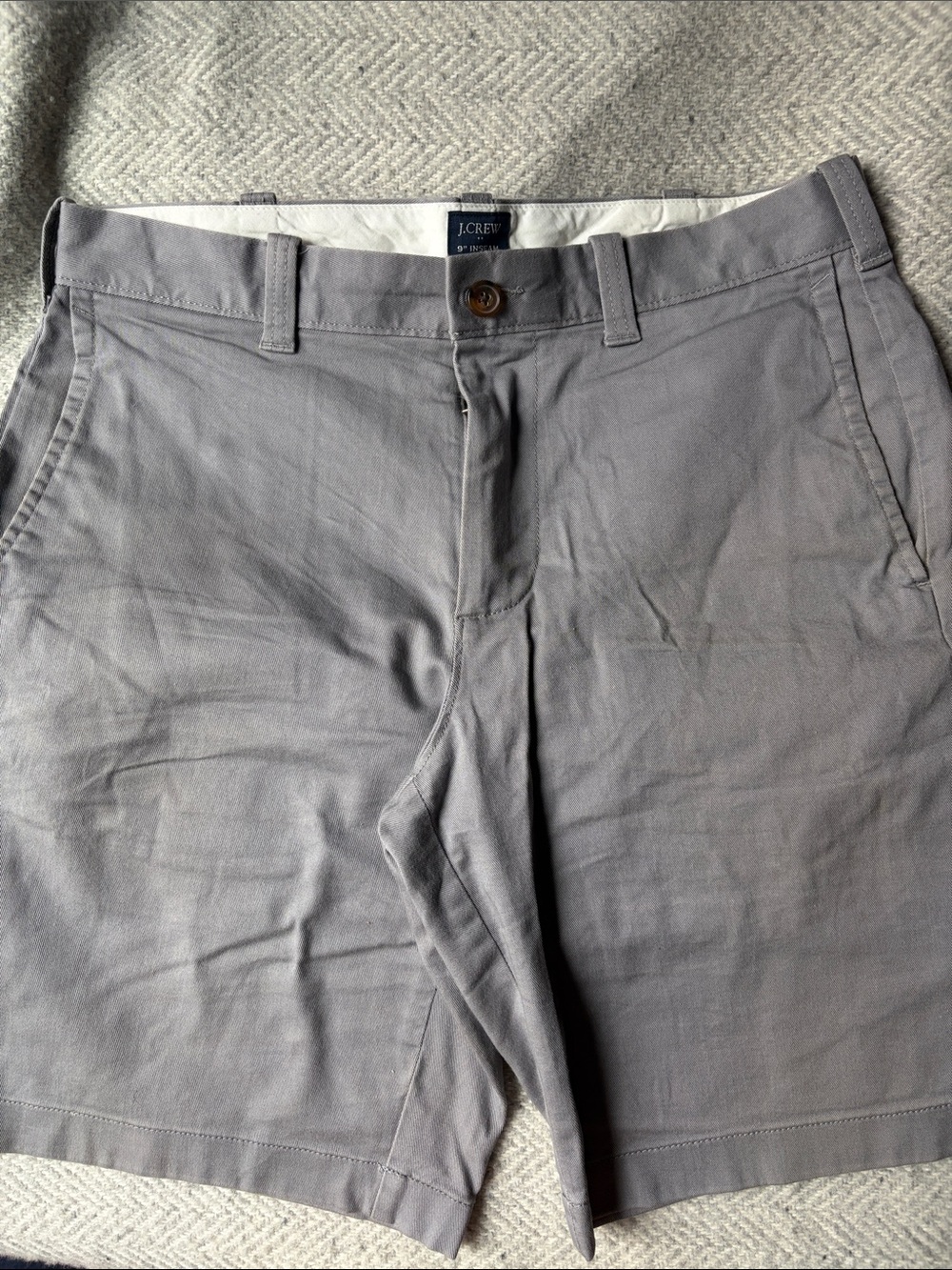 J. Crew Factory Light Gray Chino Shorts